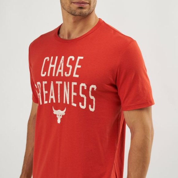 Under Armour Project Rock Chase Greatness T-Shirt - Picture 3 of 6